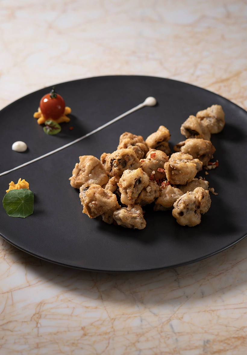 Crispy-fried Button Mushroom